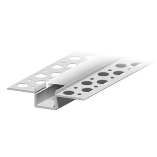 Perfil de Alumínio Encastrar em Pladur para Fita Led 10mm (2mt) 80038