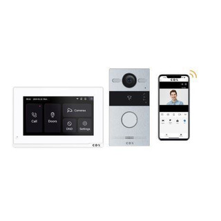 Kit Video Porteiro WI-FI 2 Fios com Monitor 7 IP65 IK07 CDX2W