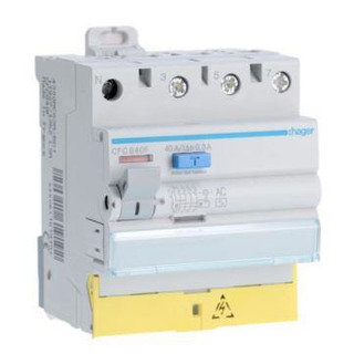 Interruptor Diferencial 3P N 40A 300mA AC c/ Bornes Desalinhados CFC840F #
