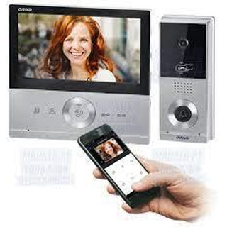 Kit Video porteiro CONESSI com Ligação WIFI com Leitor de Abertura de Porta por Iman OR-VID-MS-1075