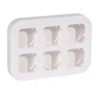 Base Saliente Para 6 Mecanismos IP21 Br Forix