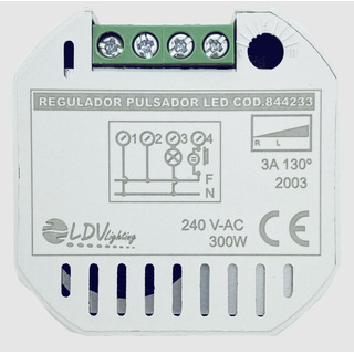Dimmer Pulsação Electronico para Led Maximo 300W para Montagem em Caixa de Aparelhagem V844233