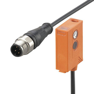 Sensor de Reflexão Difusa PNP 10...30Vdc 200mA com Cabo e Ficha OJB-FPKG/ FO/ 0.15M/ US#