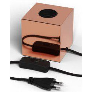 Candeeiro Metalico E27 com Fio 1.80cm com Interruptor Cobre