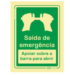 Placa Fotoluminescente Apoiar Sobre a Barra S10178C200300#